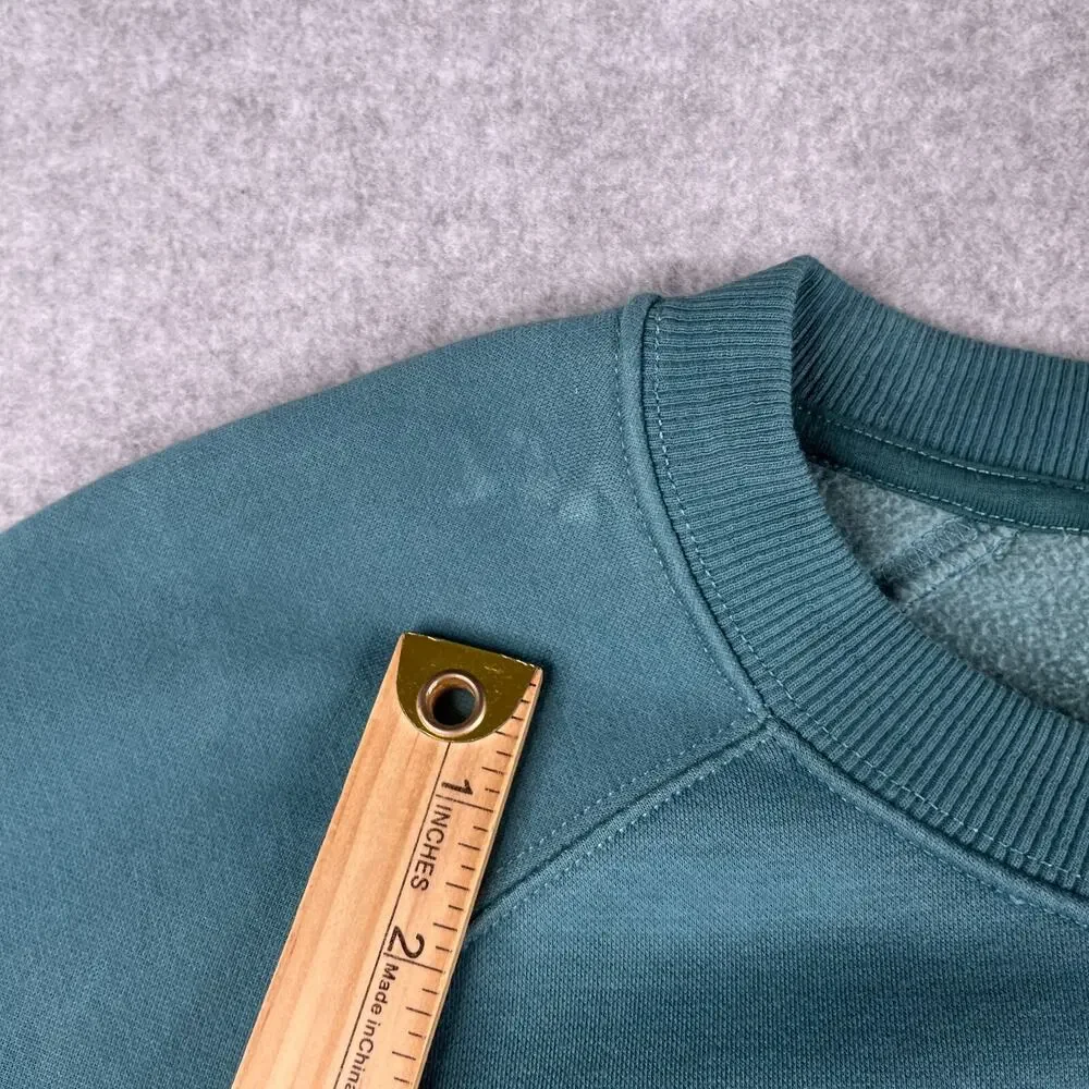Fabletics Sweater XL Green Crew Neck Long Sleeve Casual Pullover Logo Men